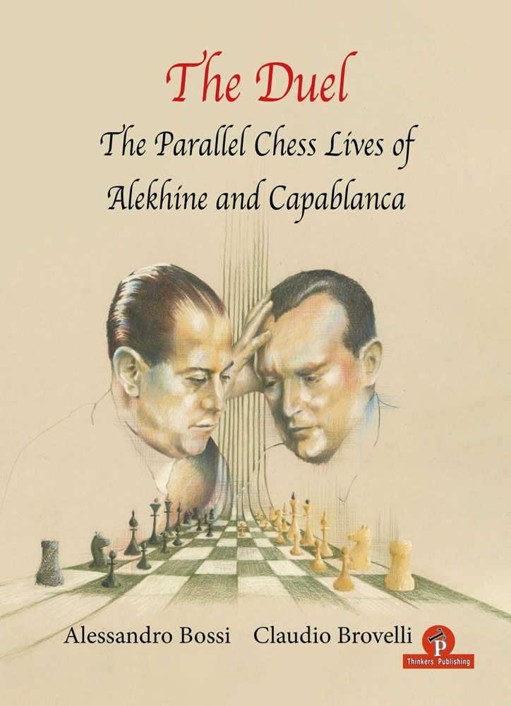 Image of Alexander Alekhine and Jose Raul Capablanca, 1927 (b/w photo)